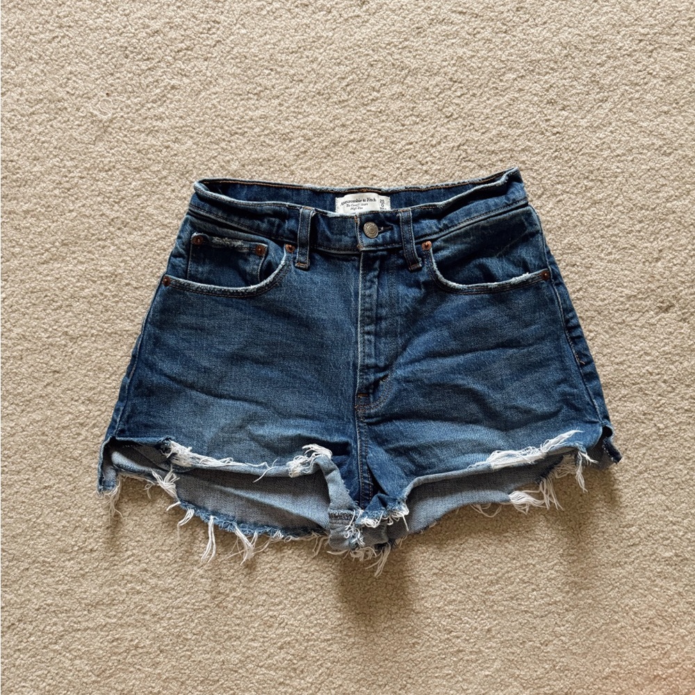 Abercrombie Cutoff High Rise Shorts (Curve Love)